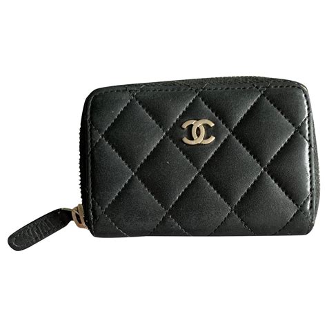 chanel geldbeutel schwarz|Chanel Portemonnaie online kaufen .